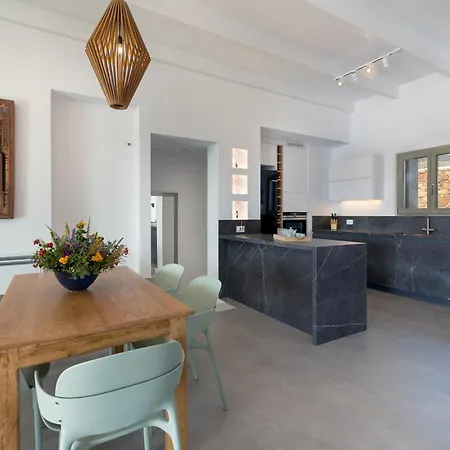 Eleonas Paros Estate - With Partially Private Pools & Professional Tennis Court Villa Drios