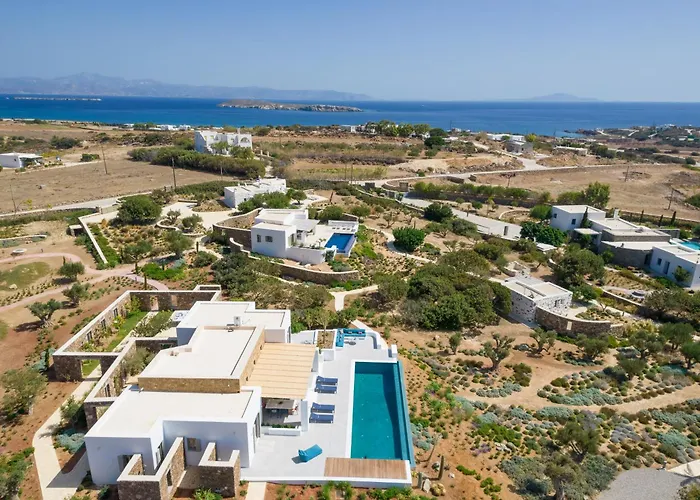 Eleonas Paros Estate - With Partially Private Pools & Professional Tennis Court Drios