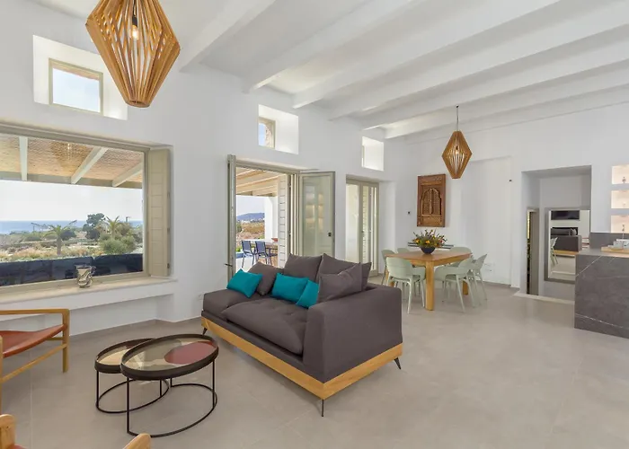 Eleonas Paros Estate - With Partially Private Pools & Professional Tennis Court Villa *